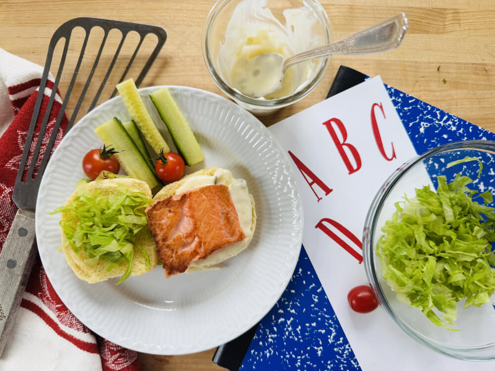 Coho Sliders With Homemade Tartar