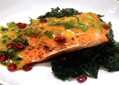 Copper River Salmon with Lilikoi Beurre Blanc