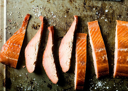 Hot Smoked Coho Salmon