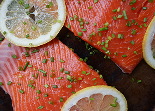 Lemon Caper Copper River Salmon